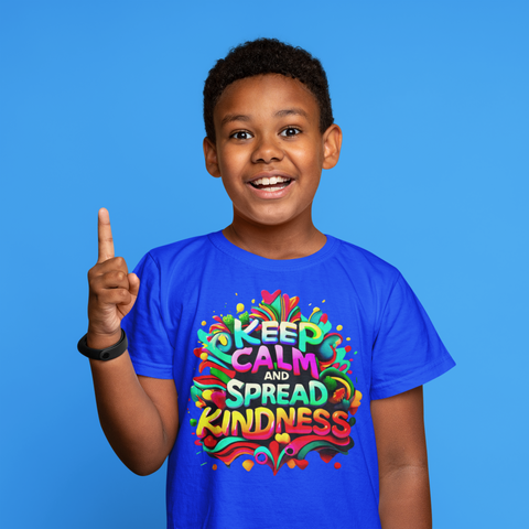 "Keep Calm And Spread Kindness" Ultimate Graphic Collection Youth T-Shirt - Karma Inc Apparel 