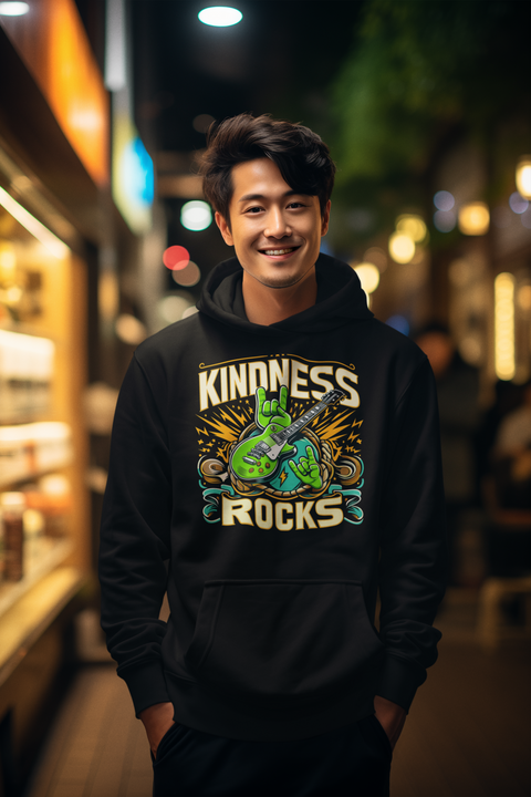 "KINDNESS" ROCKS Ultimate Graphic MADE IN MICHIGAN COLLECTION HOODIE