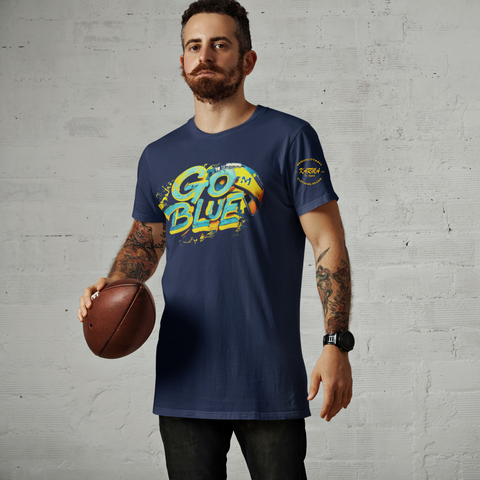 "GO BLUE" Ultimate Graphic Collection Unisex T-Shirt - Karma Inc Apparel 