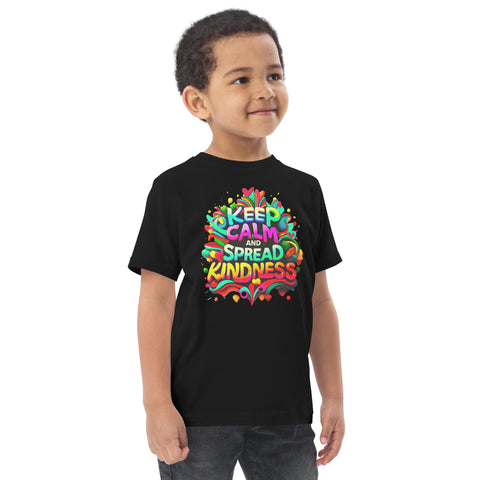 "Keep Calm And Spread Kindness" Ultimate Graphic Collection Unisex Toddler T-Shirt - Karma Inc Apparel 