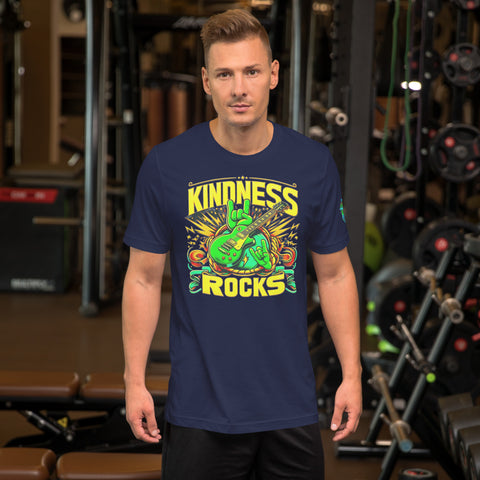 "KINDNESS ROCKS" Ultimate Graphics Les Paul Unisex T-Shirt - Karma Inc Apparel 