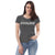 Karma Inc Apparel  Anthracite / S #ITSCOOL2BKIND Premium Organic Cotton Womens Fitted T-Shirt