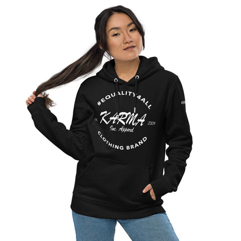 Karma Inc Apparel  Black / S "LOGO" Premium Organic Cotton Unisex Hoodie