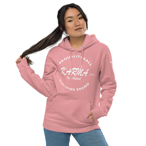 Karma Inc Apparel  Canyon Pink / S "LOGO" Premium Organic Cotton Unisex Hoodie