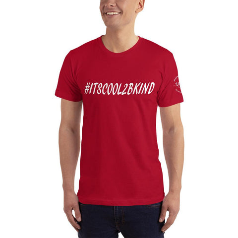 Karma Inc Apparel  Mens T-Shirt Red / S "#ITSCOOL2BKIND"  Men's T-Shirt