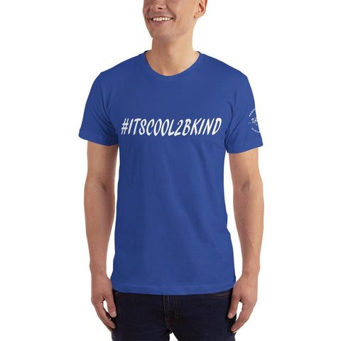 Karma Inc Apparel  Mens T-Shirt Royal Blue / S "#ITSCOOL2BKIND"  Men's T-Shirt