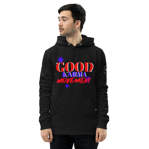 Karma Inc Apparel  Organic Cotton Hoodie Black / S "GOOD KARMA MOVEMENT" Preimum Organic Cotton Unisex Hoodie