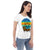 Karma Inc Apparel  Womens T-Shirt "PEACE LION" Preimum Organic Cotton Womens T-Shirt