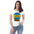 Karma Inc Apparel  Womens T-Shirt White / S "PEACE LION" Preimum Organic Cotton Womens T-Shirt