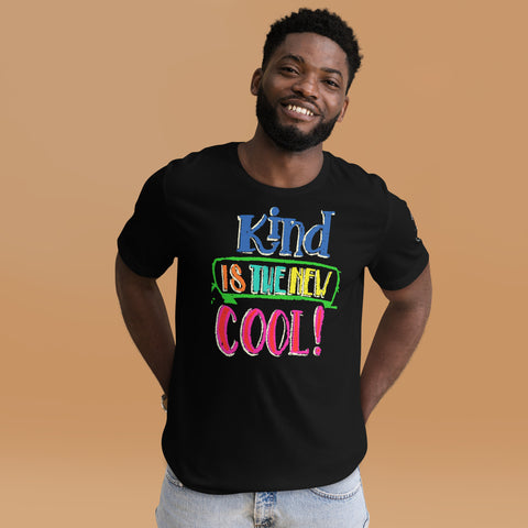 "KIND IS THE NEW COOL" Preimum Bella-Canvass Unisex T-Shirt - Karma Inc Apparel 